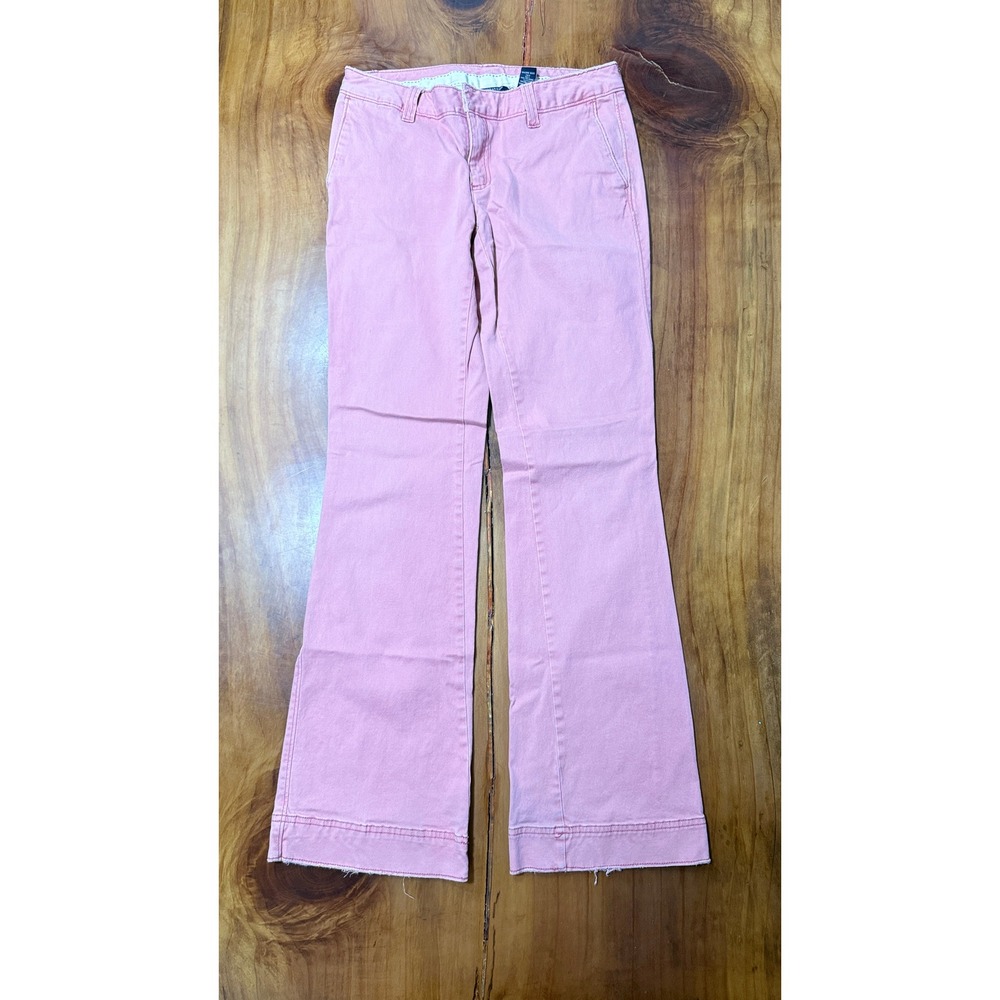 Vintage Y2K American Eagle Women's Chino Pants 2 Cotton Wide leg Low rise T27